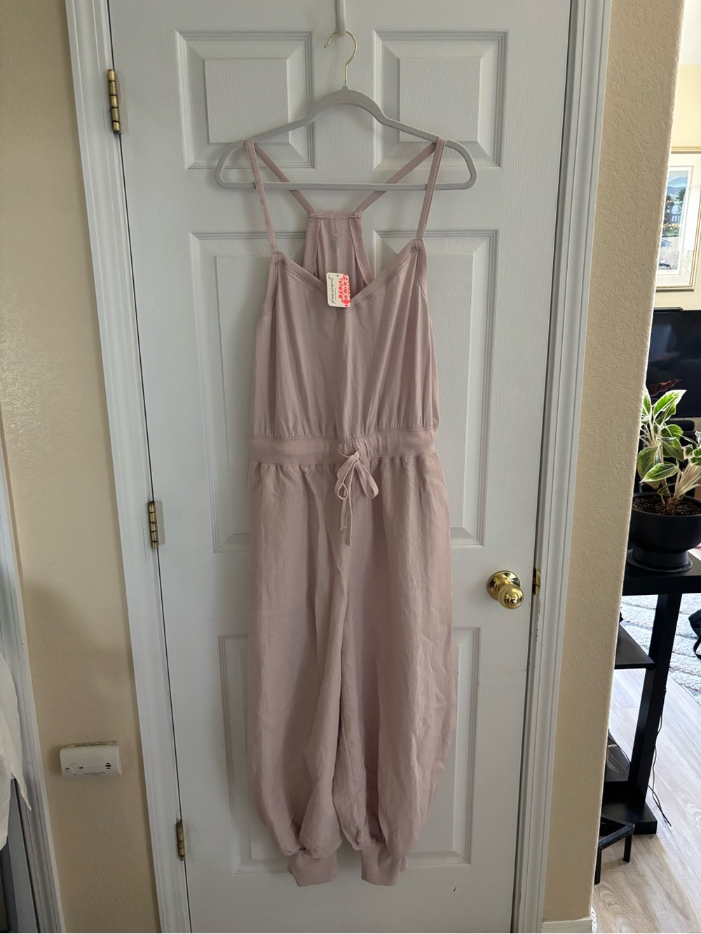 FREE PEOPLE Take Off Onesie, Color Blush, Size XL *New W/Tags*